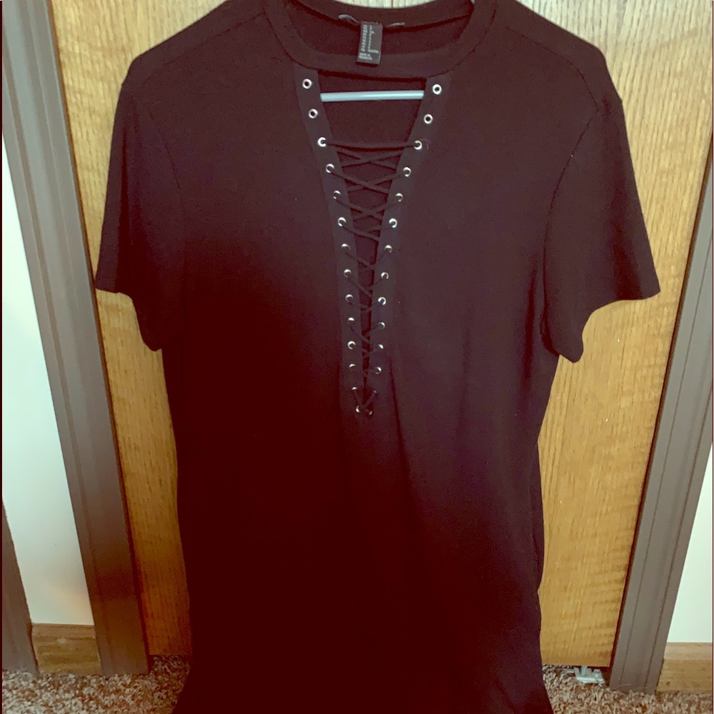 Lace up forever 21 dress